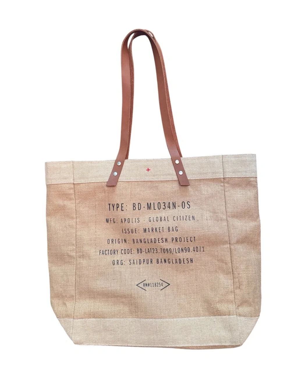 Apolis Global Citizen Market Bag